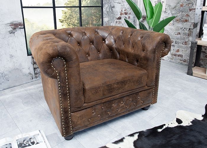 Nojatuoli Chesterfield kuvasuurennos