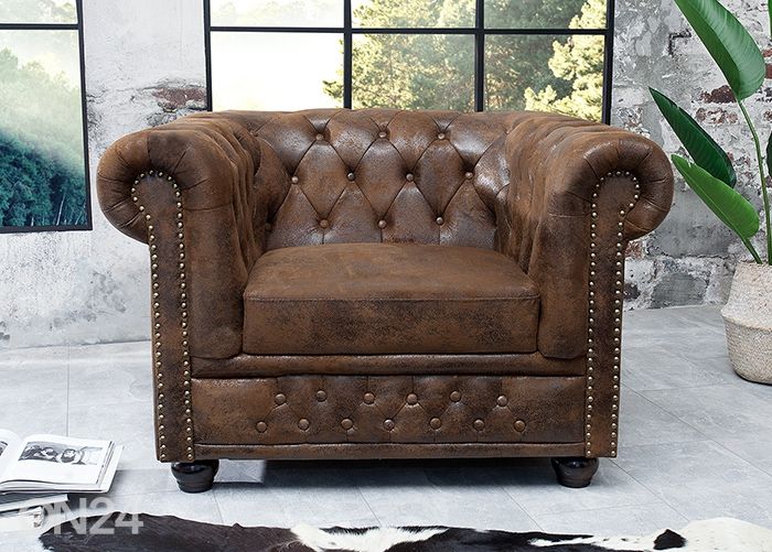 Nojatuoli Chesterfield kuvasuurennos