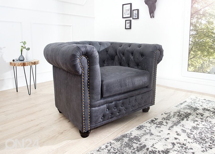 Nojatuoli Chesterfield kuvasuurennos