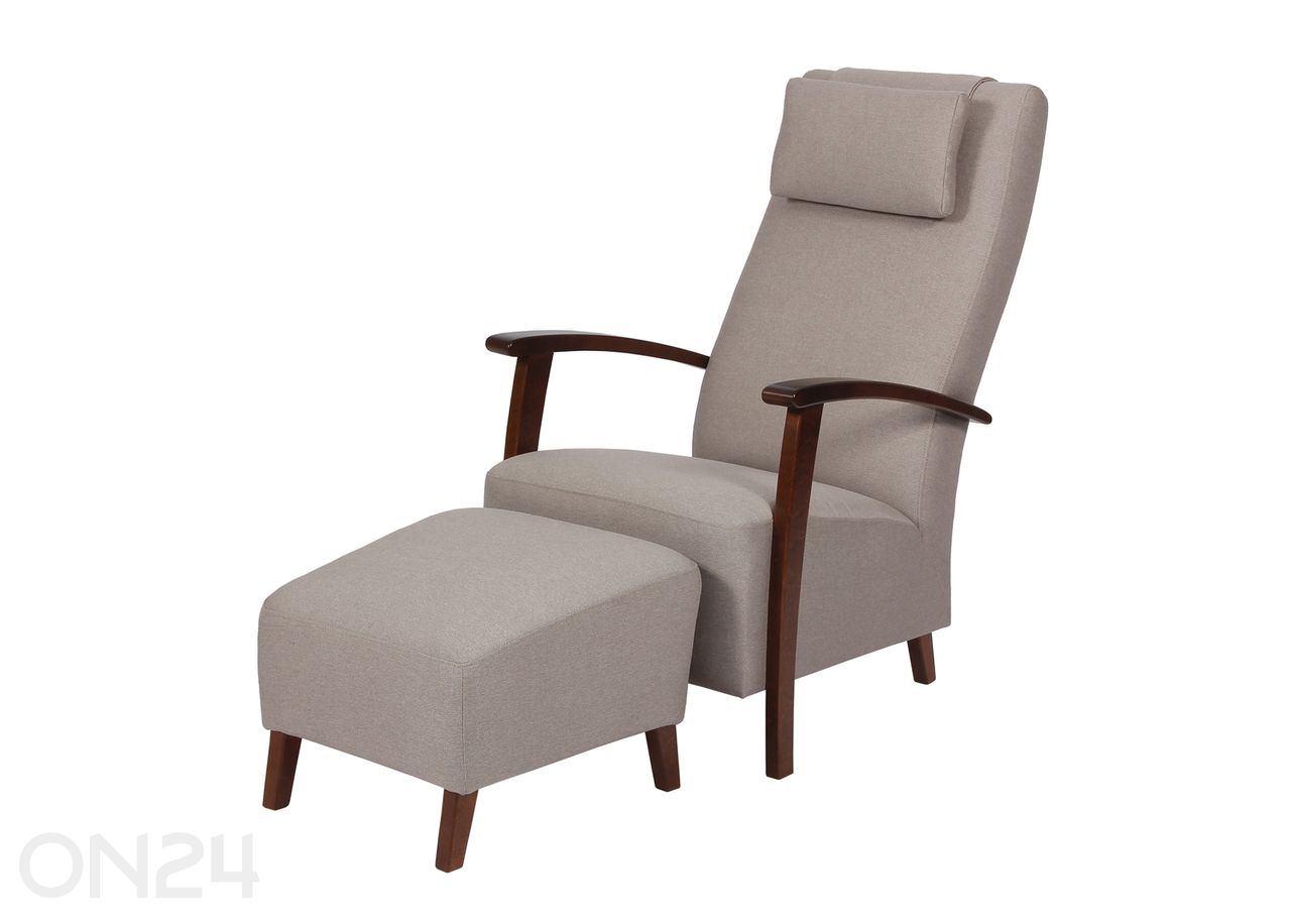 Nojatuoli ja rahi Lotta kuvasuurennos