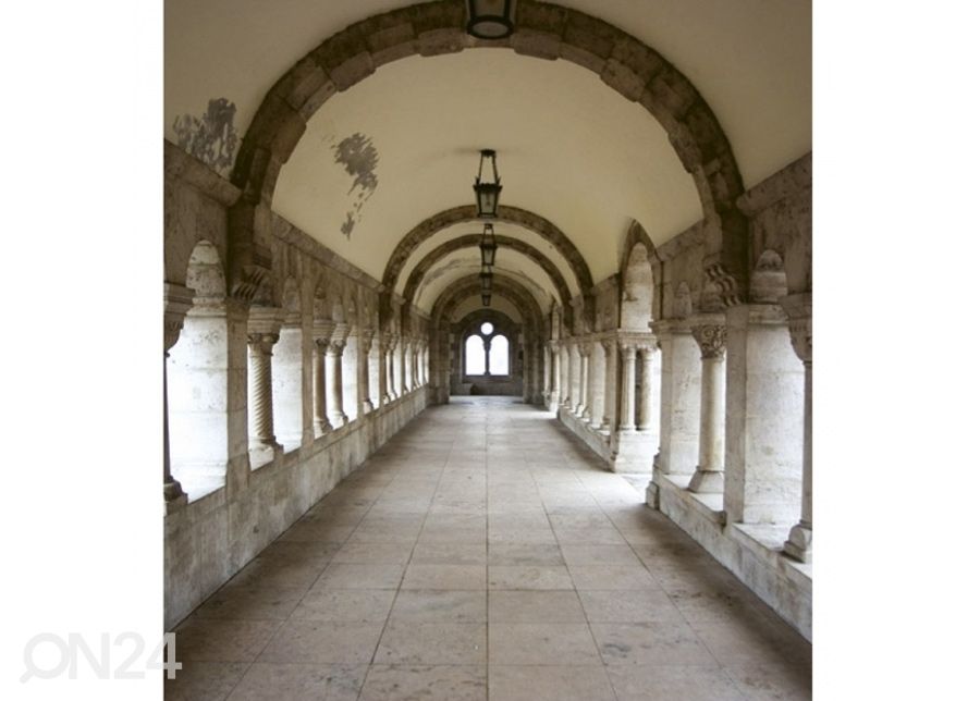 Non-woven kuvatapetti Ancient corridor 150x250 cm kuvasuurennos