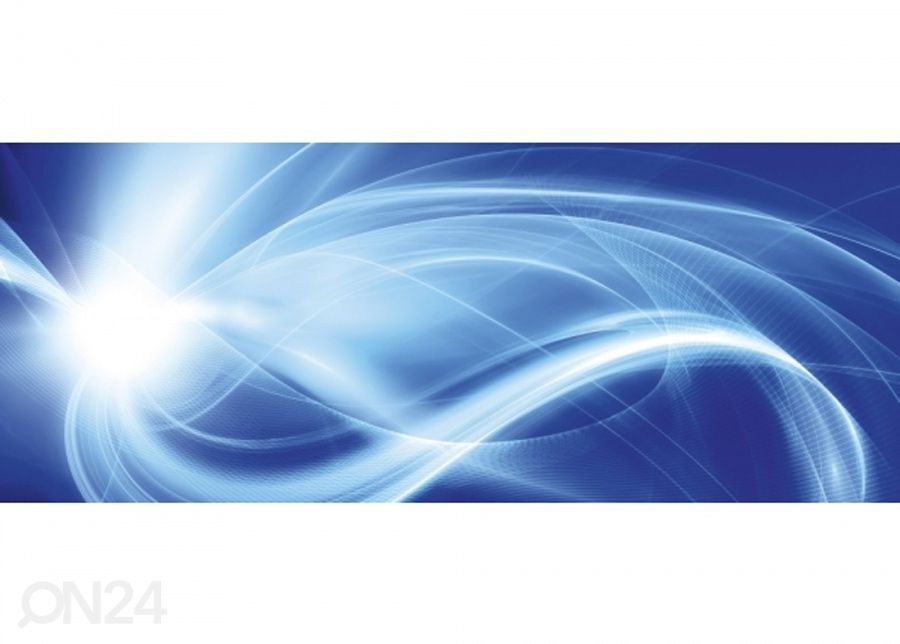 Non-woven kuvatapetti Blue abstract 150x250 cm kuvasuurennos