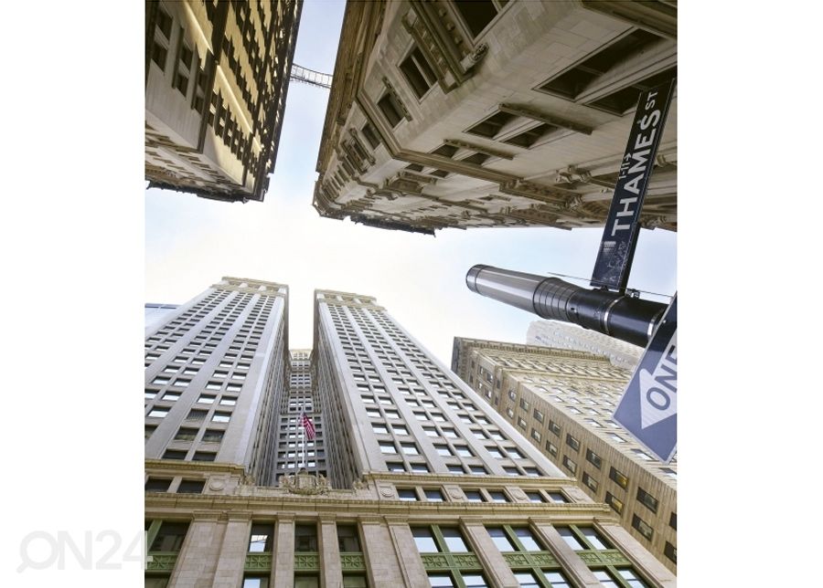 Non-woven kuvatapetti Broadway skyscrapers 150x250 cm kuvasuurennos
