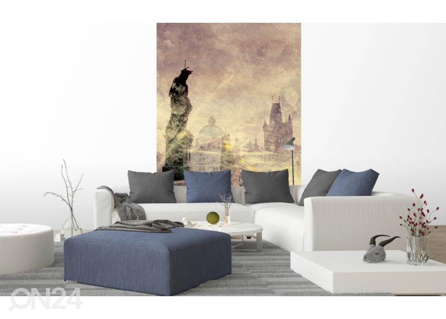 Non-woven kuvatapetti Charles Bridge Abstract I 150x250 cm kuvasuurennos
