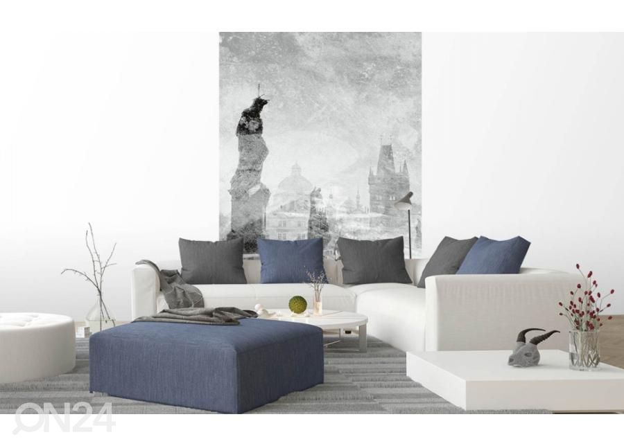 Non-woven kuvatapetti Charles Bridge Abstract II 225x250 cm kuvasuurennos