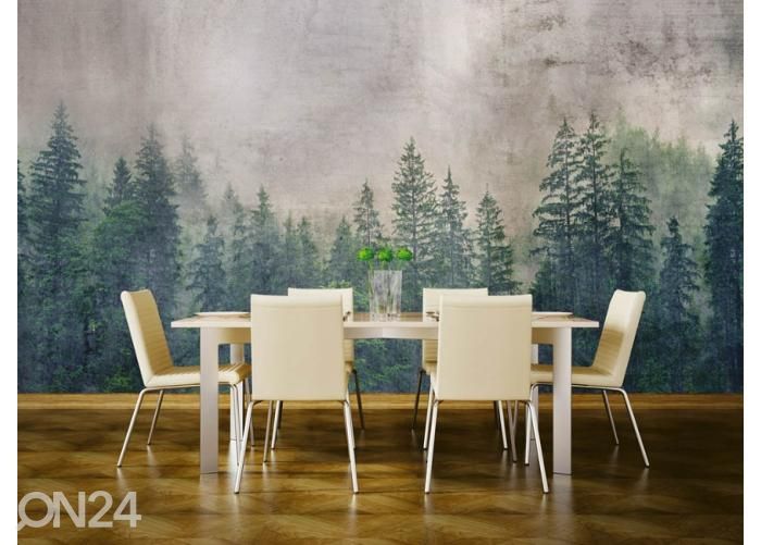 Non-woven kuvatapetti Forest Abstract 150x250 cm kuvasuurennos
