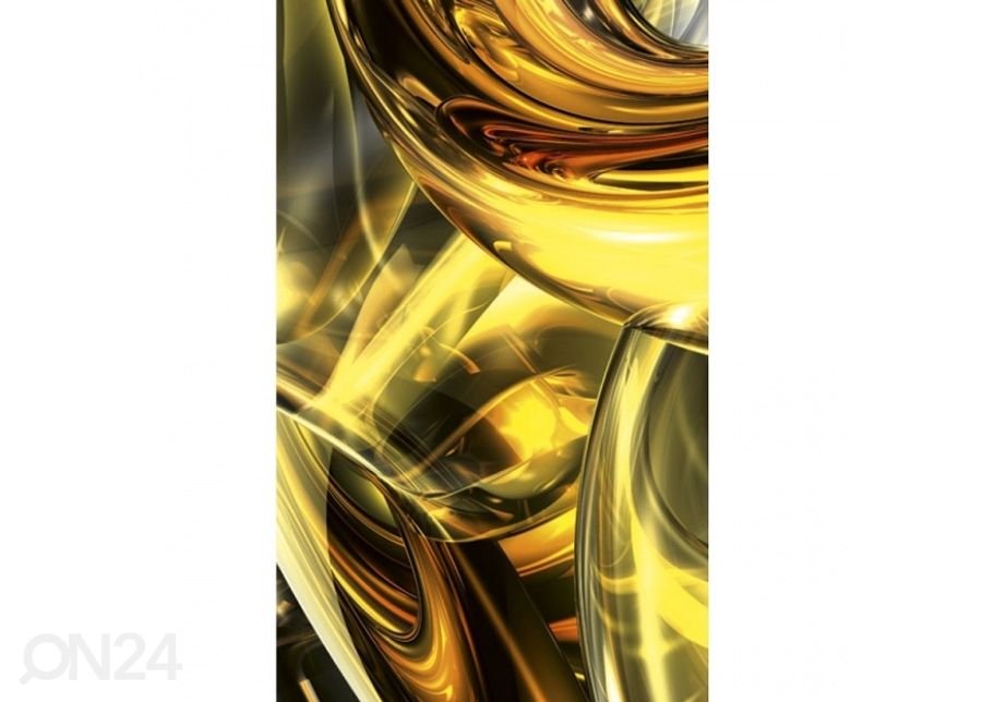 Non-woven kuvatapetti Golden wires 150x250 cm kuvasuurennos