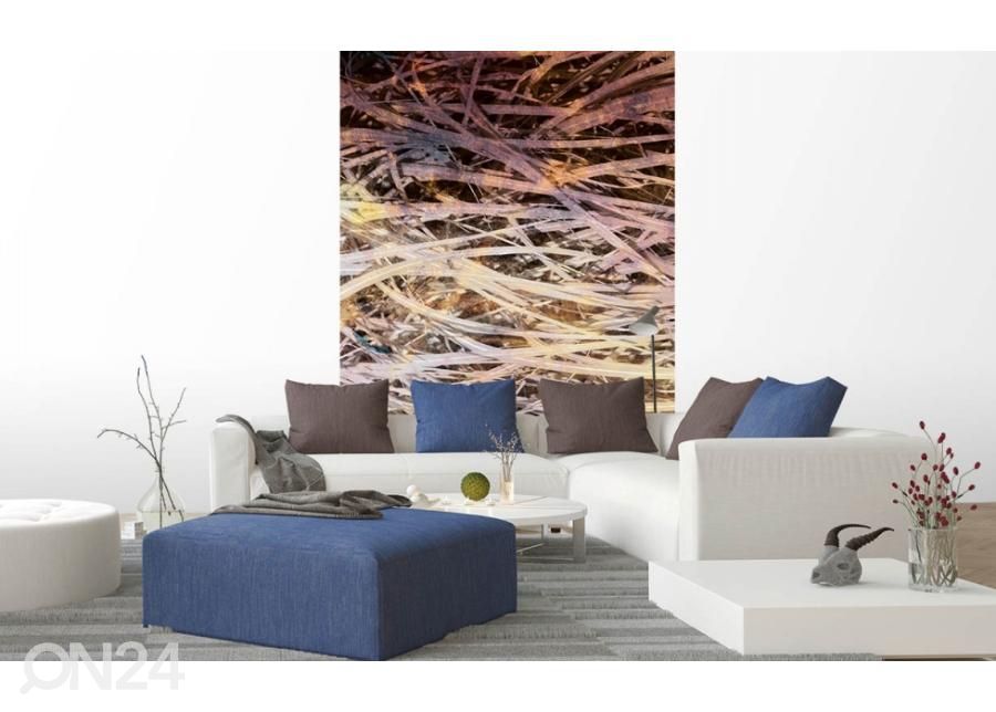 Non-woven kuvatapetti Hay Abstract I 150x250 cm kuvasuurennos