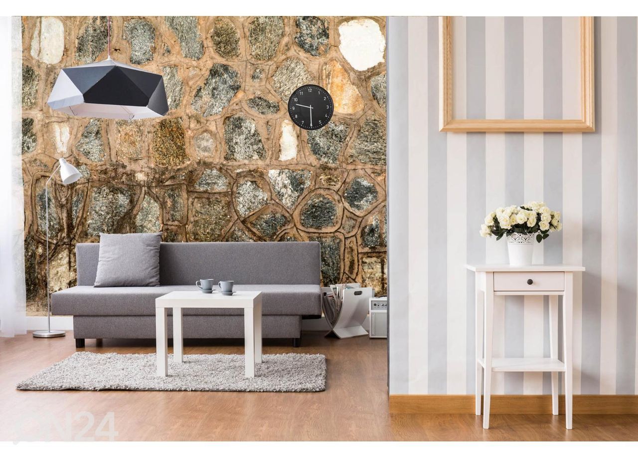 Non-woven kuvatapetti Limestone Wall kuvasuurennos