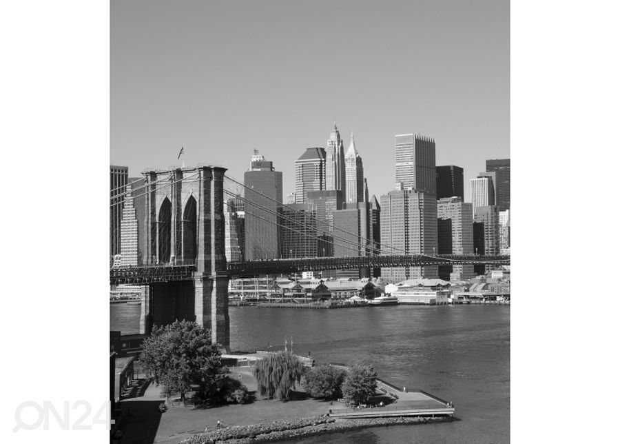 Non-woven kuvatapetti Manhattan gray 225x250 cm kuvasuurennos
