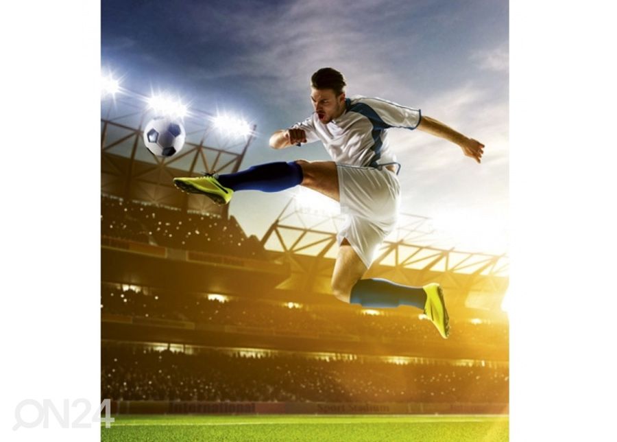 Non-woven kuvatapetti Soccer player 150x250 cm kuvasuurennos