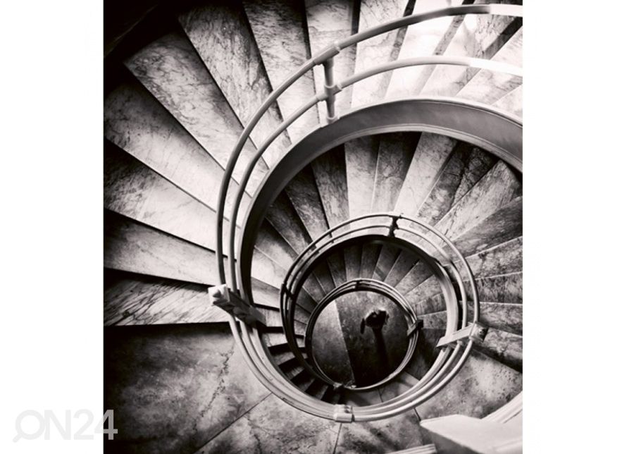 Non-woven kuvatapetti Spiral stairs 225x250 cm kuvasuurennos