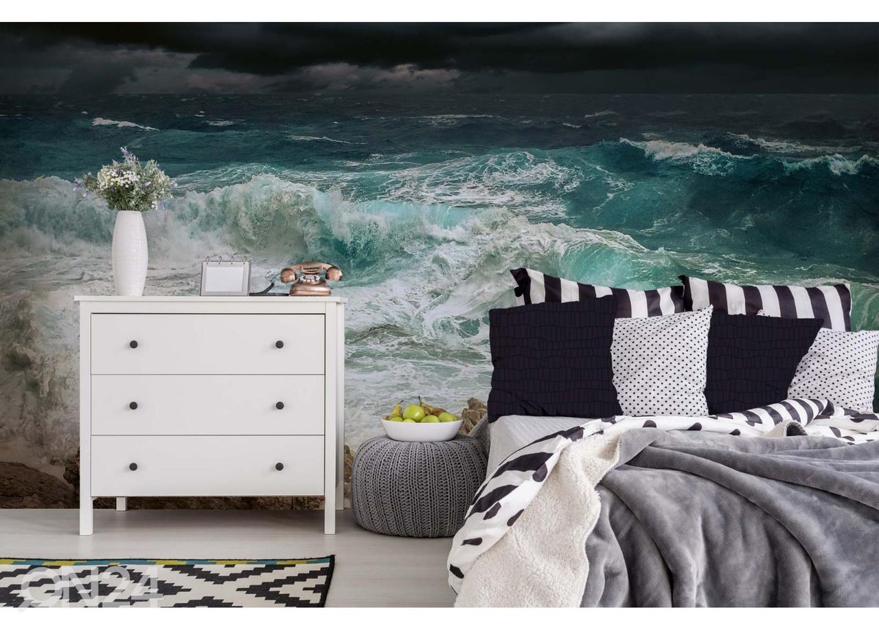 Non-woven kuvatapetti Stormy Sea kuvasuurennos