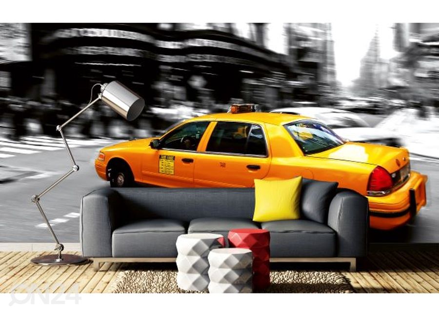 Non-woven kuvatapetti Taxi 375x250 cm kuvasuurennos