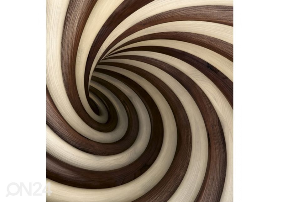 Non-woven kuvatapetti Twisted tunnel 150x250 cm kuvasuurennos