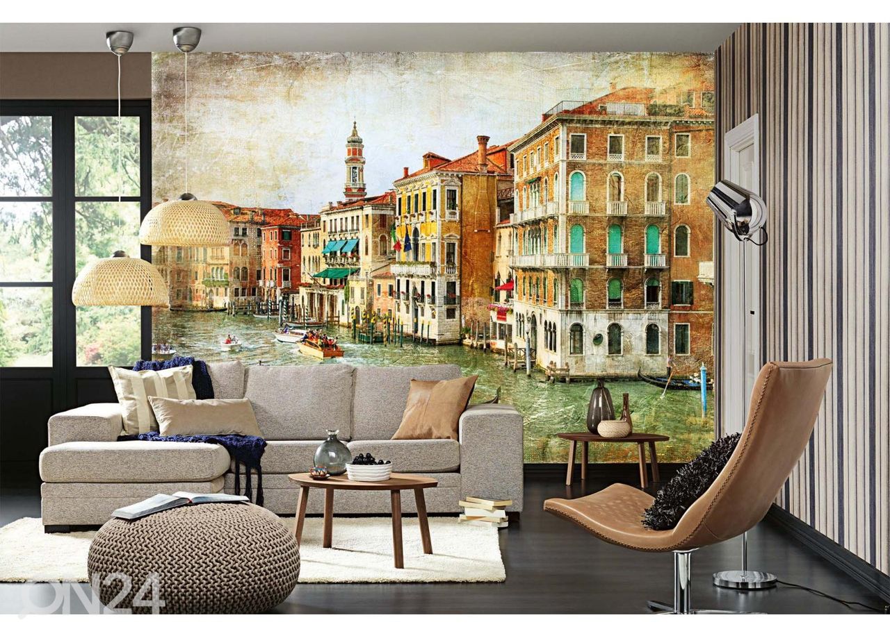 Non-woven kuvatapetti Vintage Romantic Venice kuvasuurennos