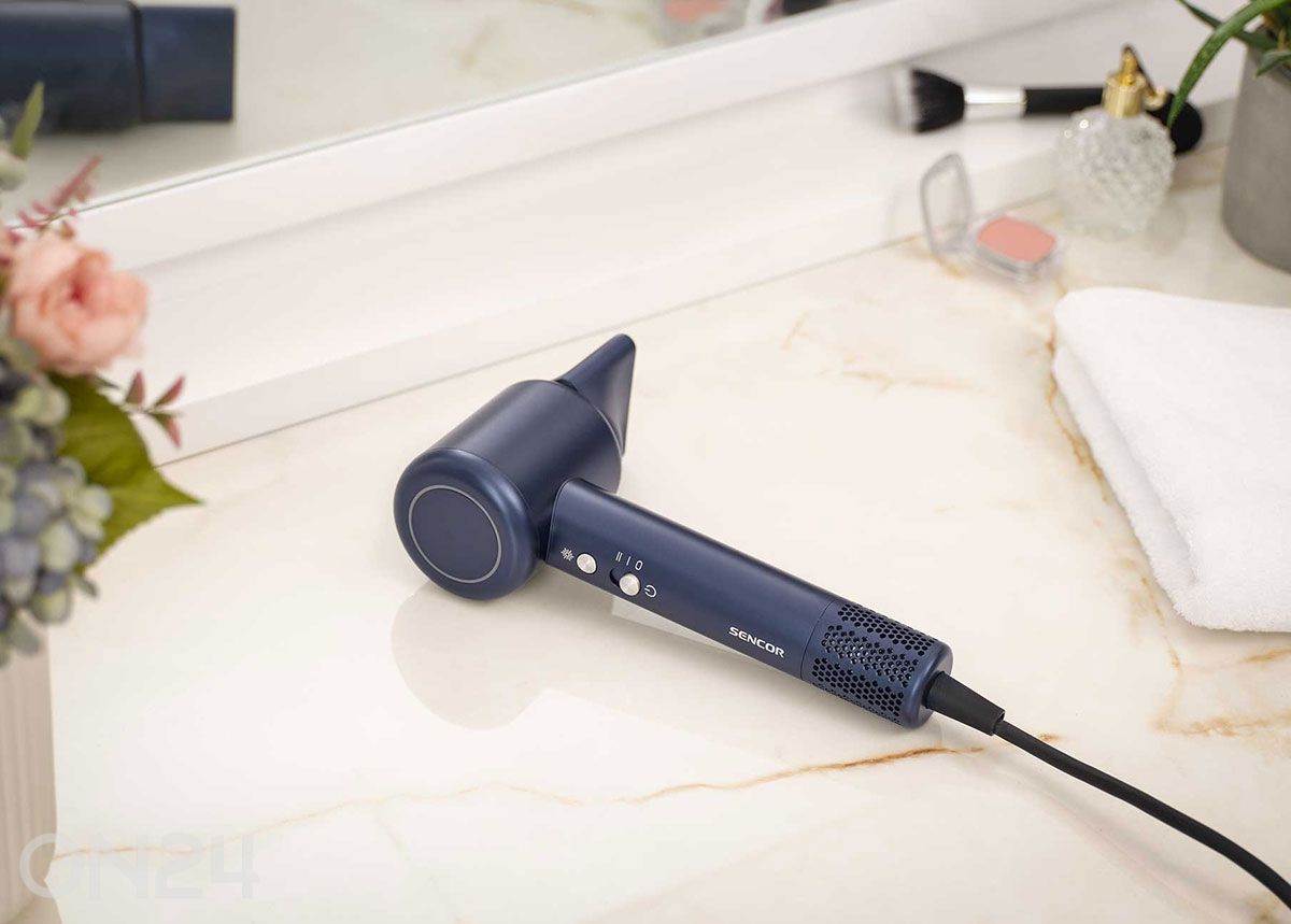 Nopea ilmavirtaushiustenkuivaaja Sencor SHD8520BL, sininen kuvasuurennos