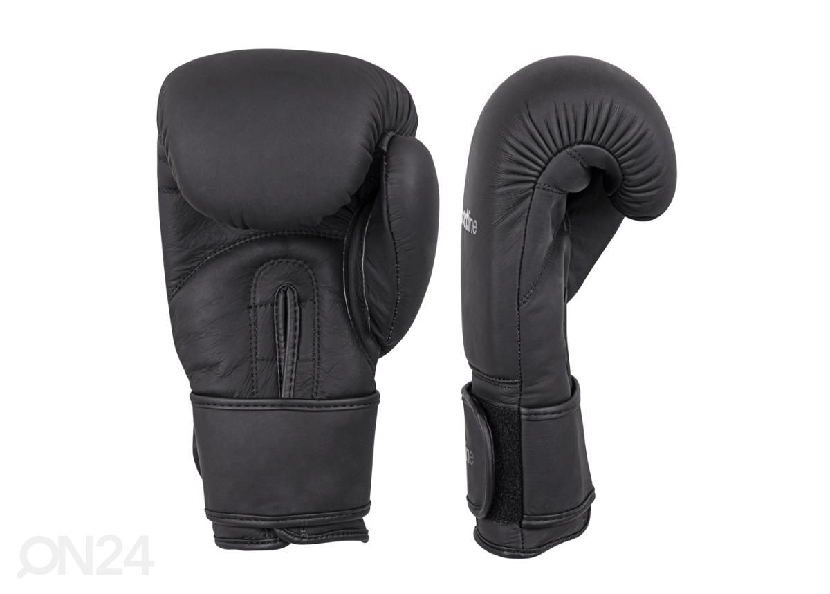 Nyrkkeilyhanskat inSPORTline Kuero mustat, koko 8 oz kuvasuurennos