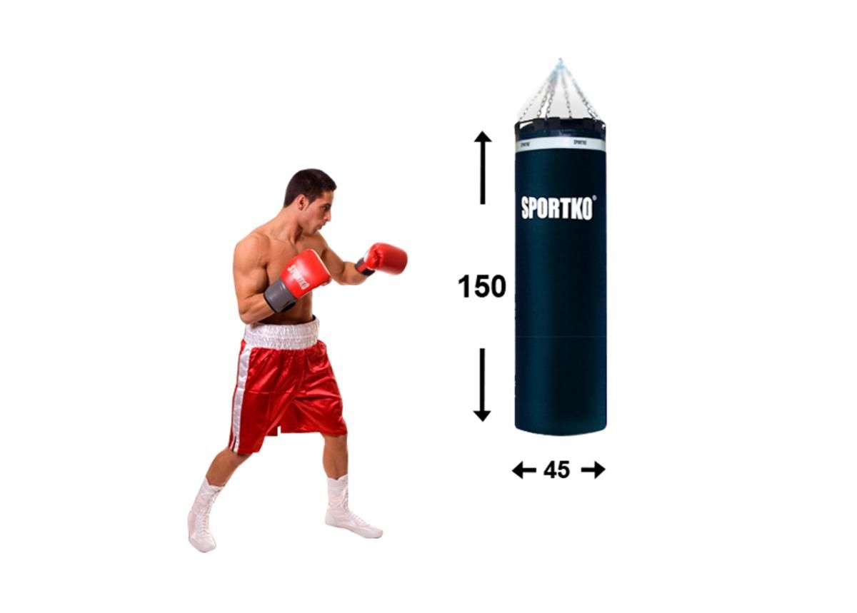 Nyrkkeilysäkki MP02 45x150cm SportKO kuvasuurennos