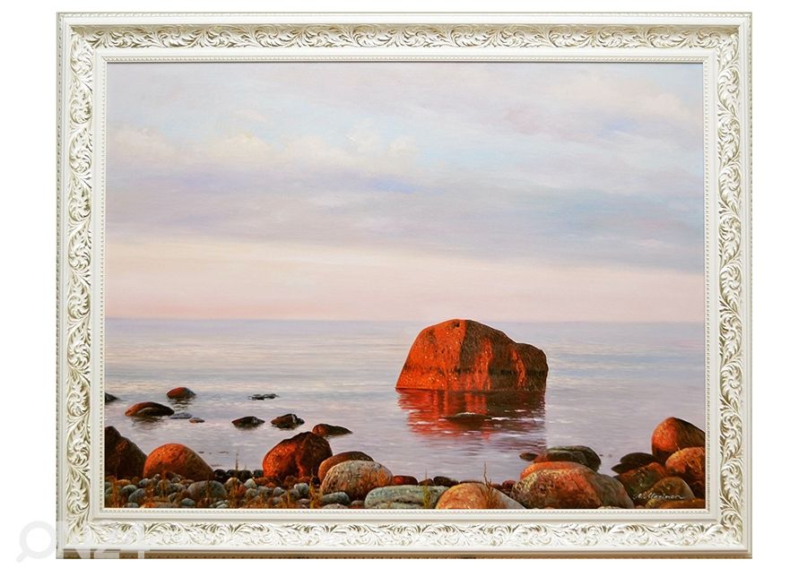 Öljymaalaus ÖINEN MERI 110x140 cm kuvasuurennos