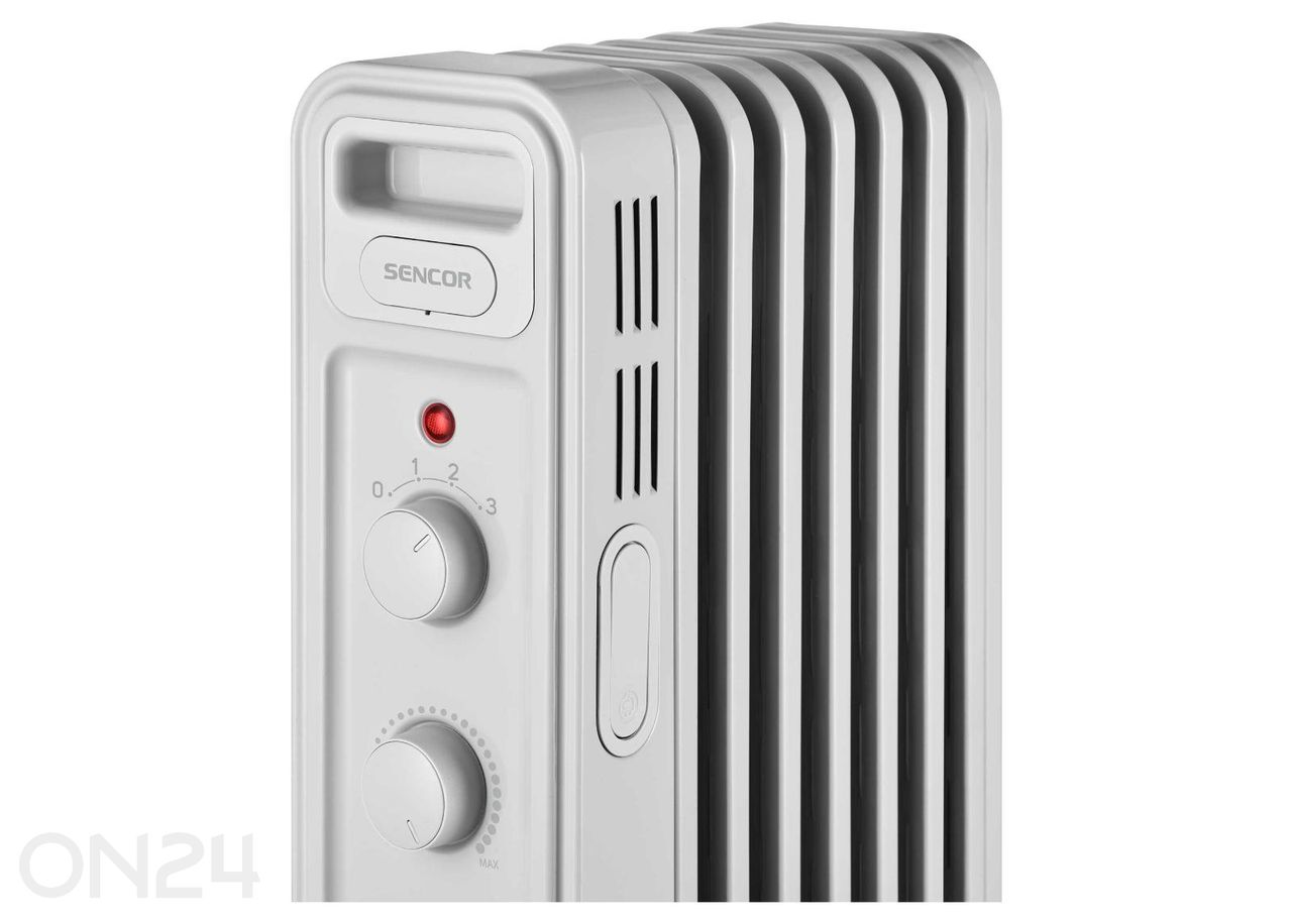 Öljyradiaattori Sencor SOH3407WH, valkoinen kuvasuurennos