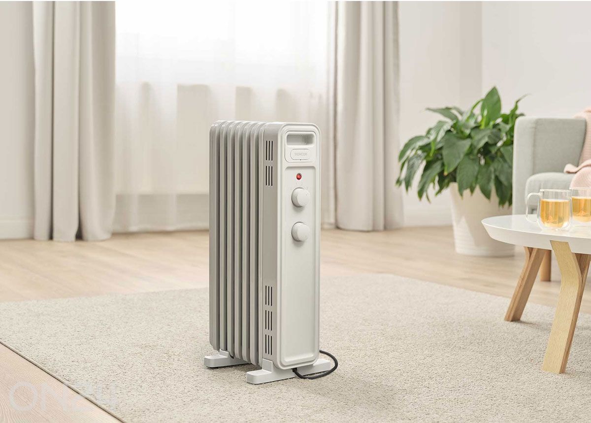 Öljyradiaattori Sencor SOH3407WH, valkoinen kuvasuurennos