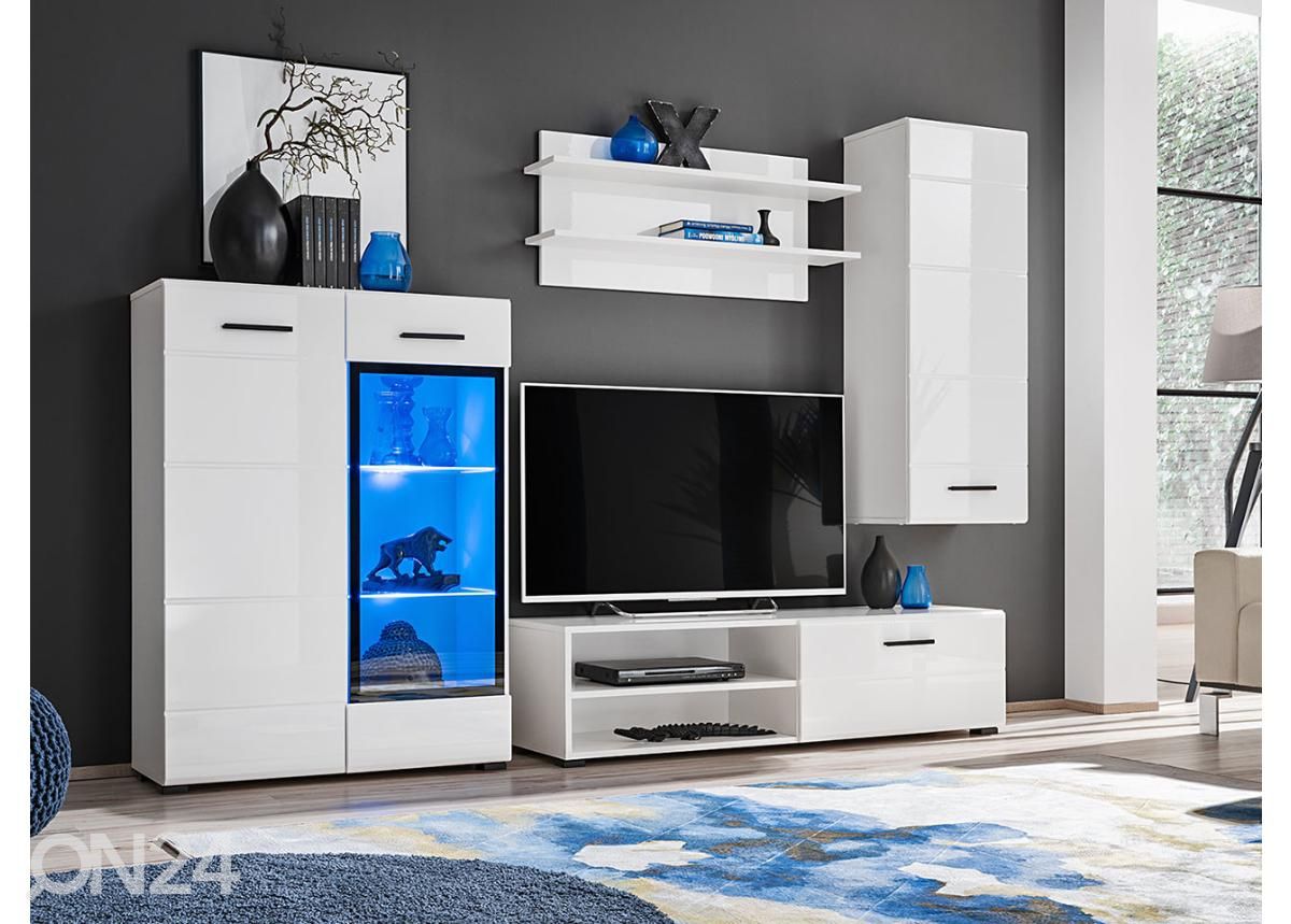 Olohuoneen kalusteet + LED kuvasuurennos