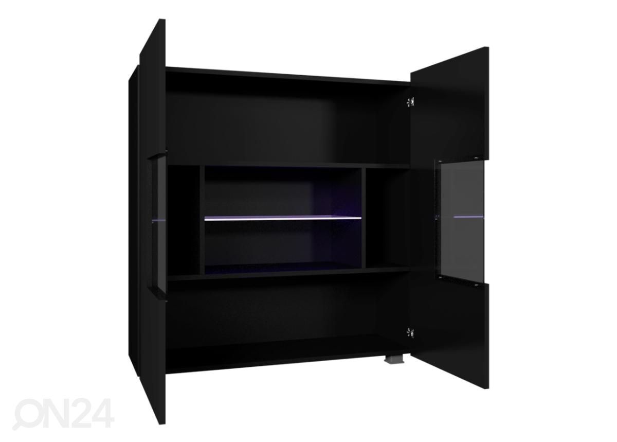 Olohuoneen kalusteryhmä 350 cm + LED-valaistus kuvasuurennos