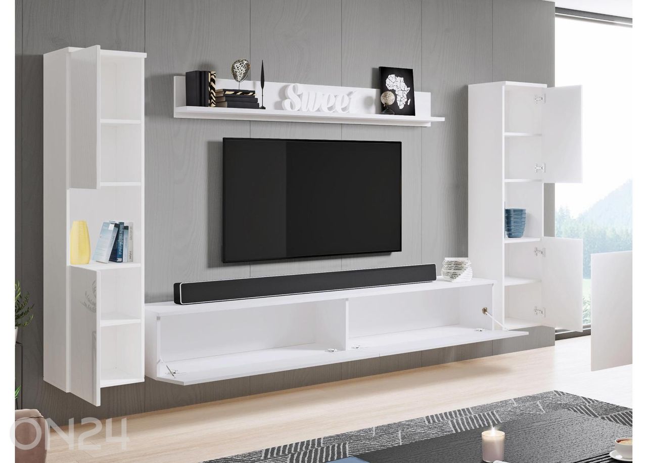 Olohuoneen kalusteryhmä Paris + LED kuvasuurennos