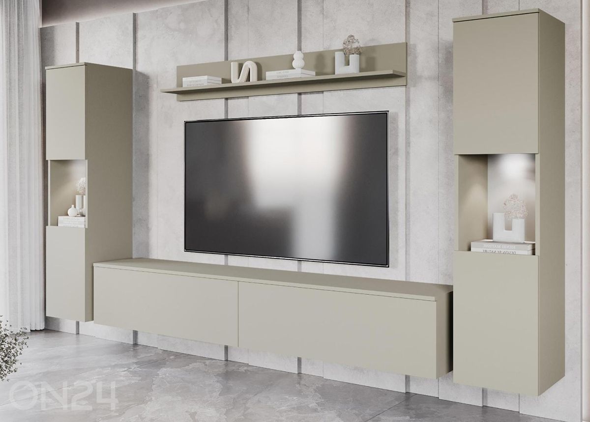 Olohuoneen kalusteryhmä Paris + LED kuvasuurennos