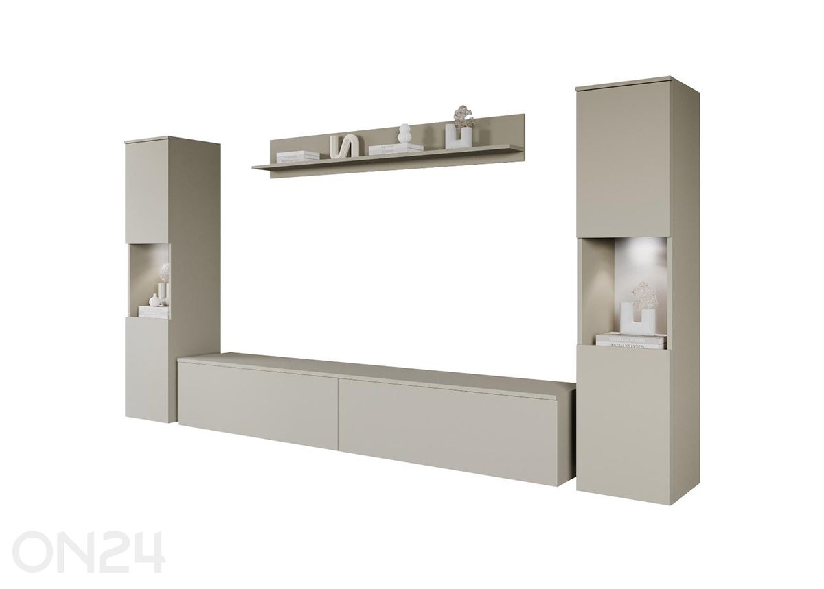 Olohuoneen kalusteryhmä Paris + LED kuvasuurennos