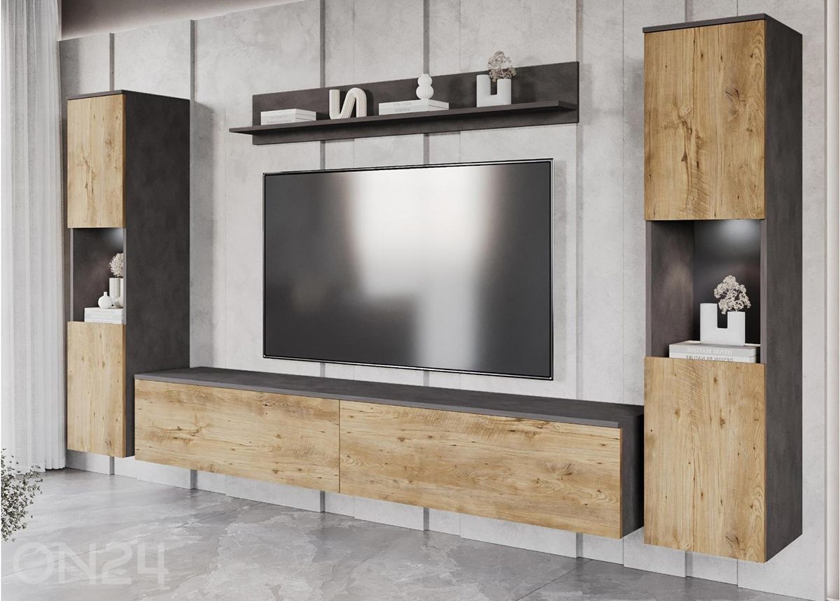 Olohuoneen kalusteryhmä Paris + LED kuvasuurennos