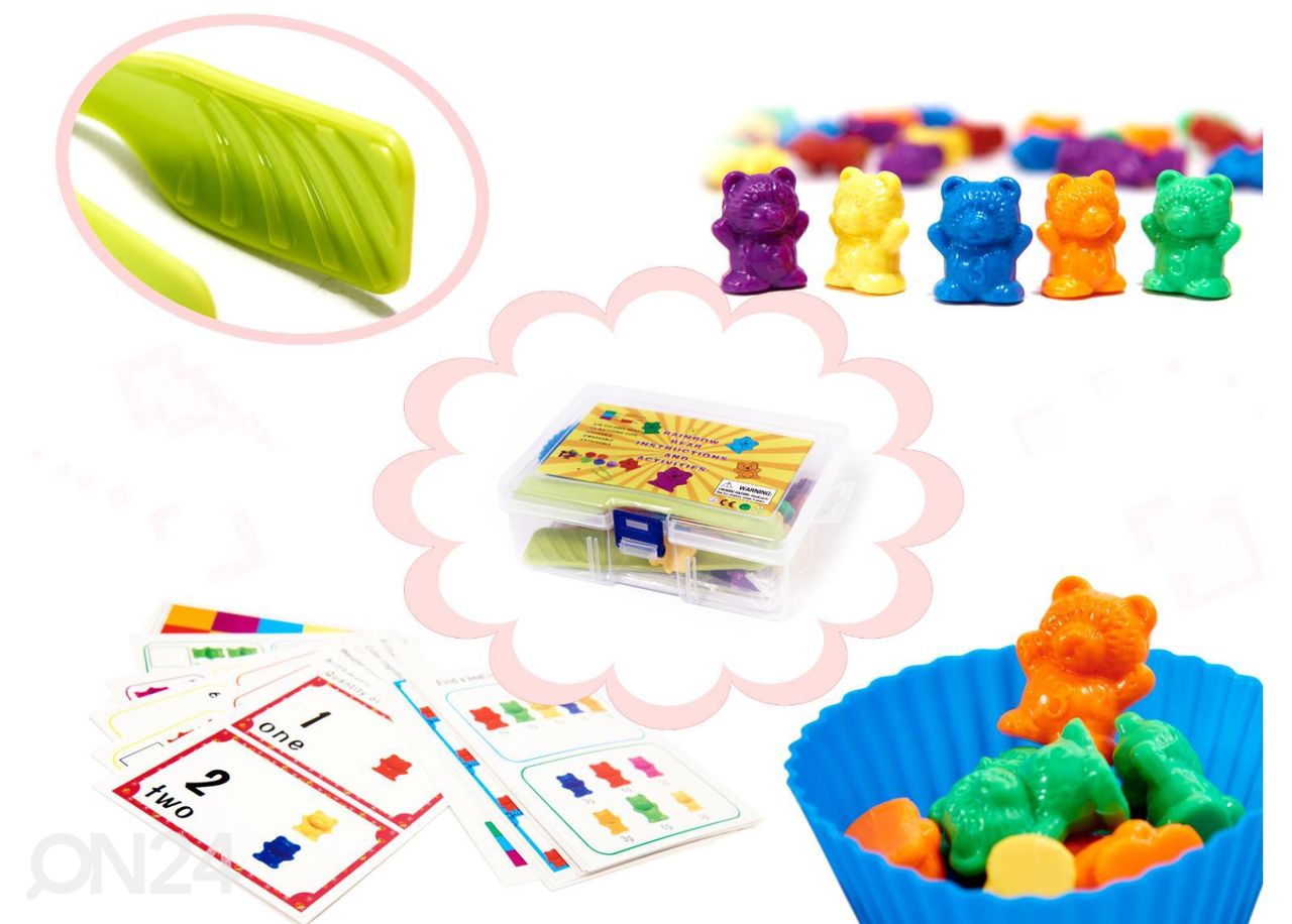 Oppimislelu Teddy Bears 44 osaa kuvasuurennos