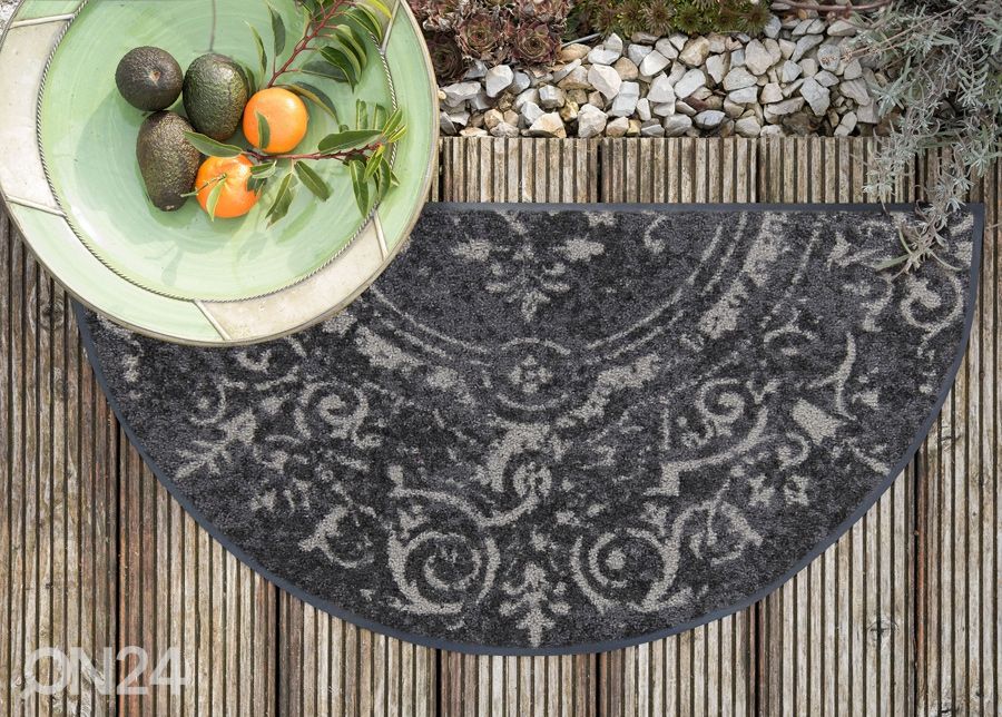 Ovimatto Amira grey 42x85 cm kuvasuurennos