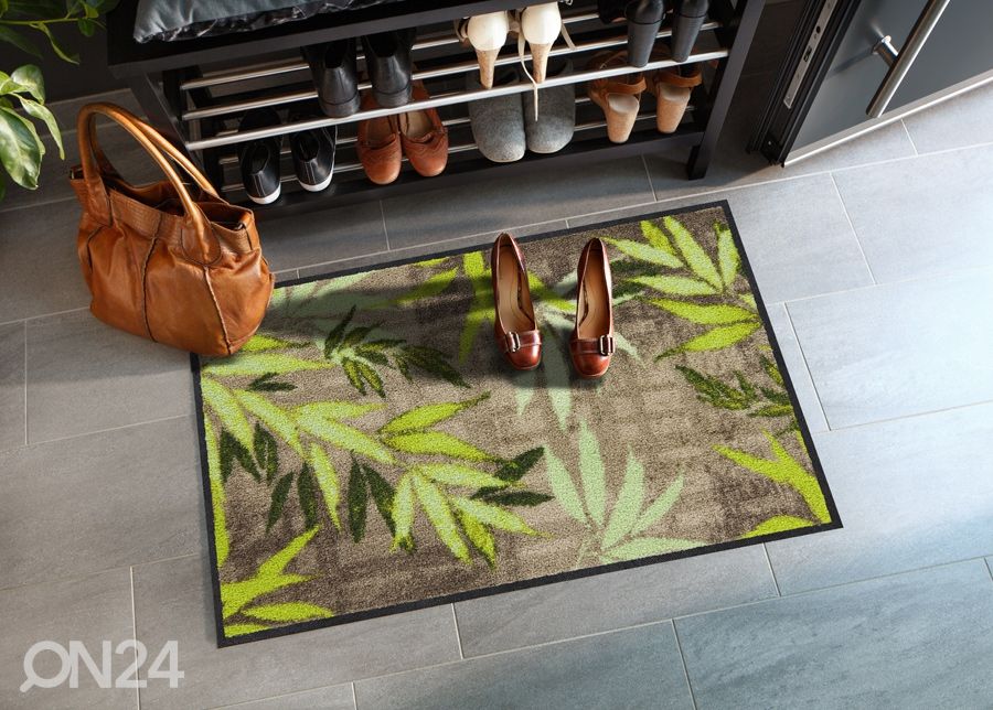 Ovimatto Bamboo nature 50x75 cm kuvasuurennos