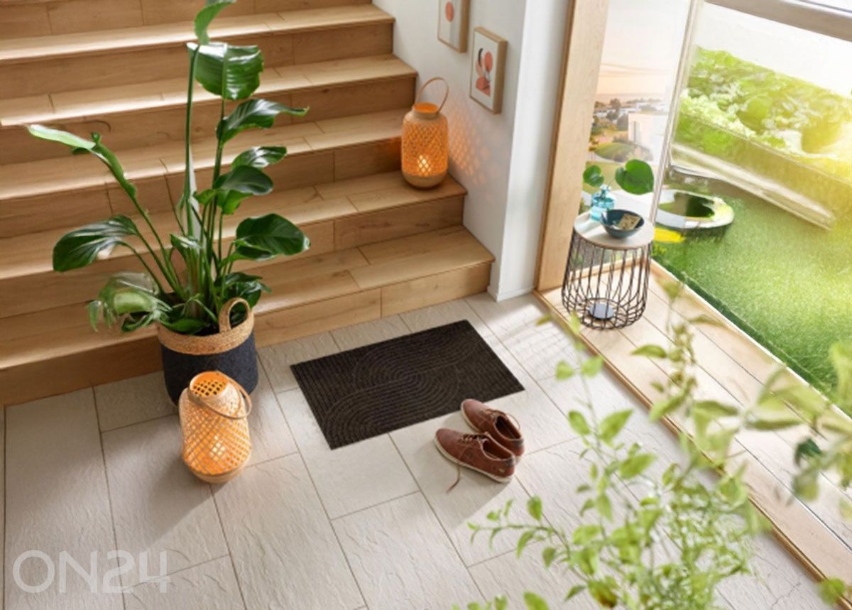 Ovimatto Dune Loop dark brown 45x75 cm kuvasuurennos