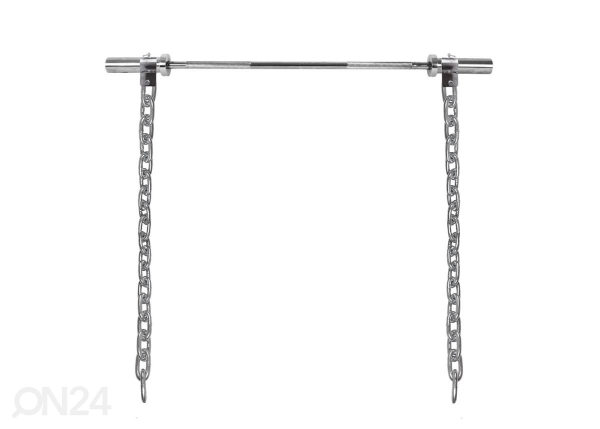 Painoketjut + painonnostotanko Chainbos Set 2x20kg inSPORTline kuvasuurennos