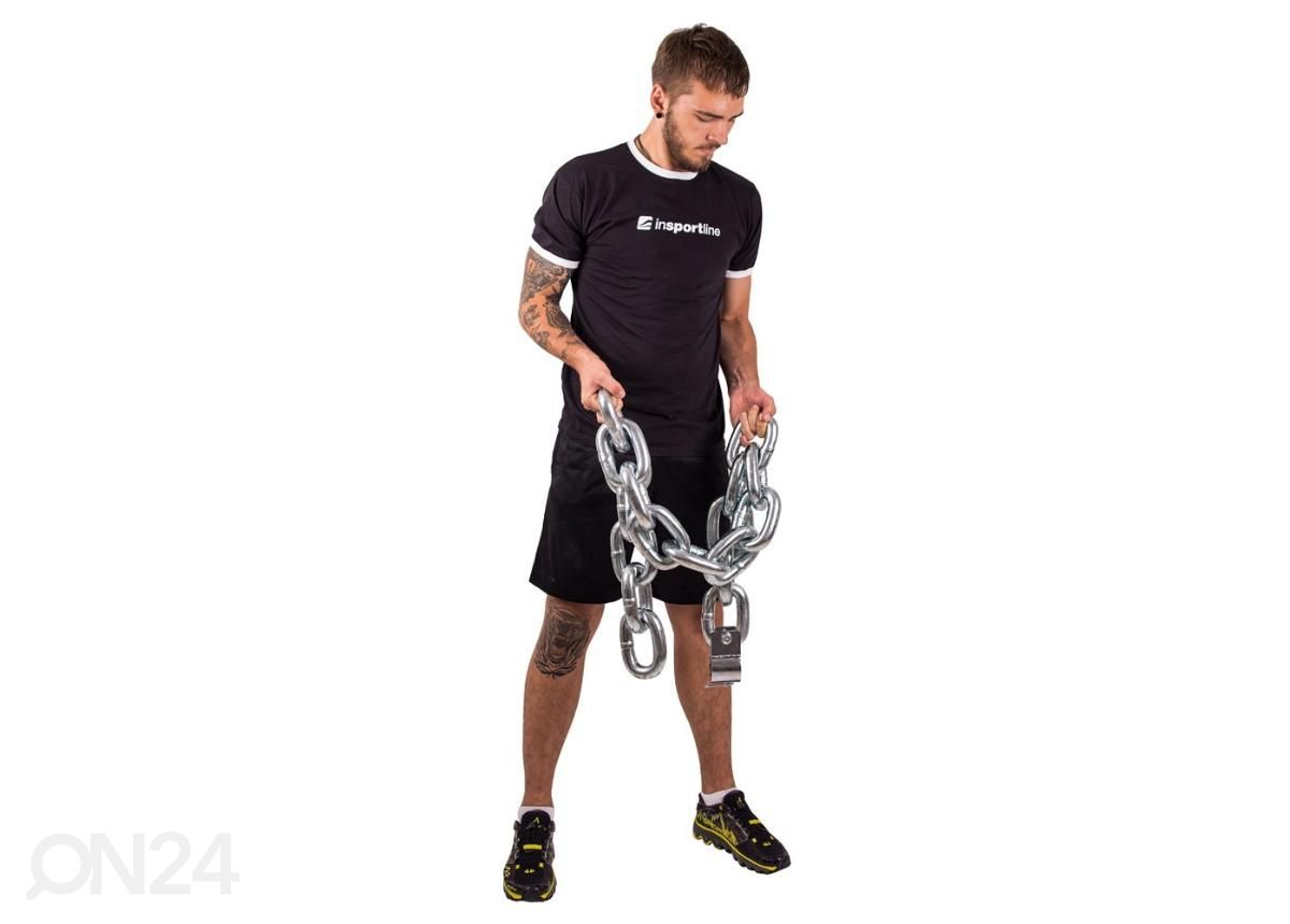 Painoketjut + painonnostotanko Chainbos Set 2x20kg inSPORTline kuvasuurennos