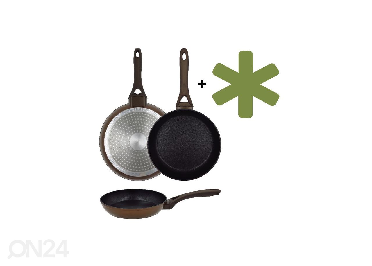 Paistinpannu Newill Natura Ø 18 cm + pannusuoja, induktio kuvasuurennos