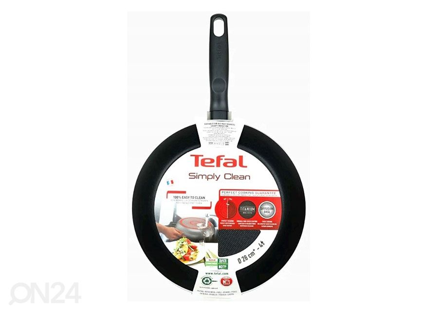 Paistinpannu Tefal Simply Clean Ø 28 cm kuvasuurennos