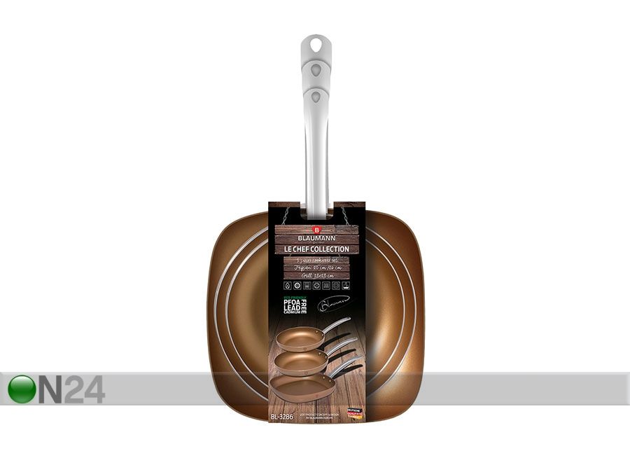 Paistinpannusetti BLAUMANN CHEF LINE COPPER kuvasuurennos
