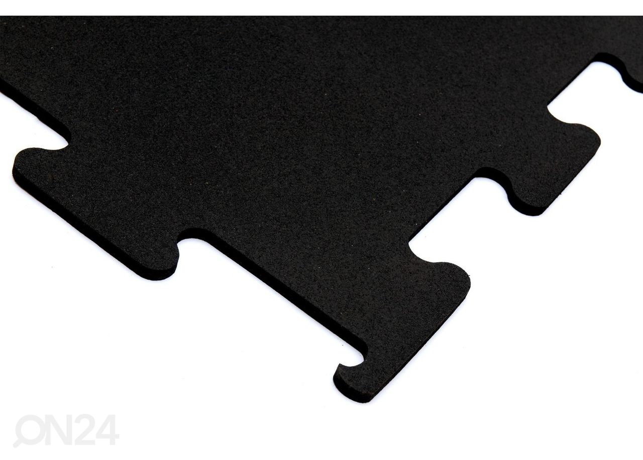 Palamatto / kuntosalin suojamatto Marbo Puzzle musta 1,2 cm kuvasuurennos