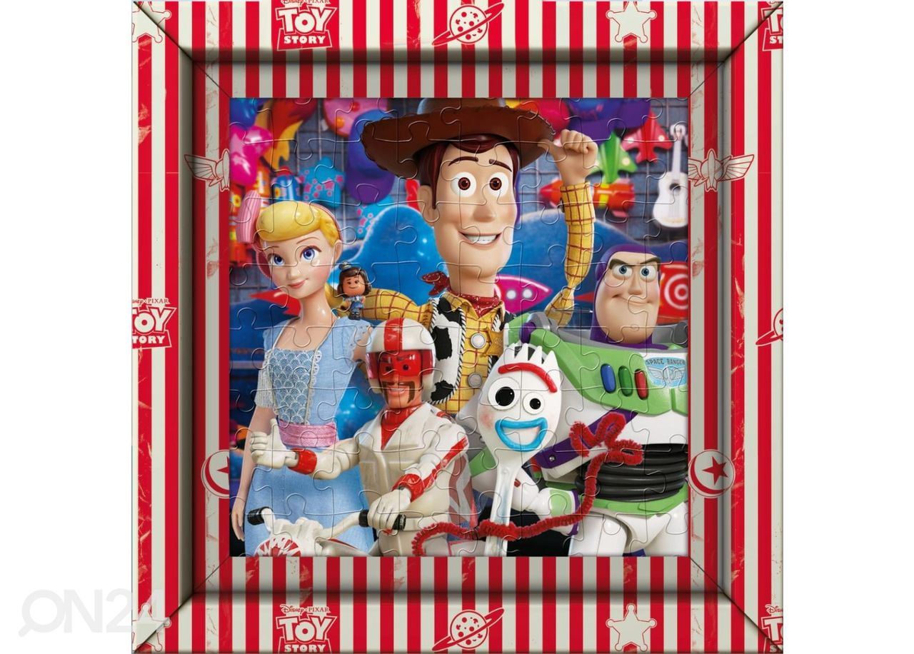 Palapeli kehyksellä Toy Story Clementoni 60 kuvasuurennos