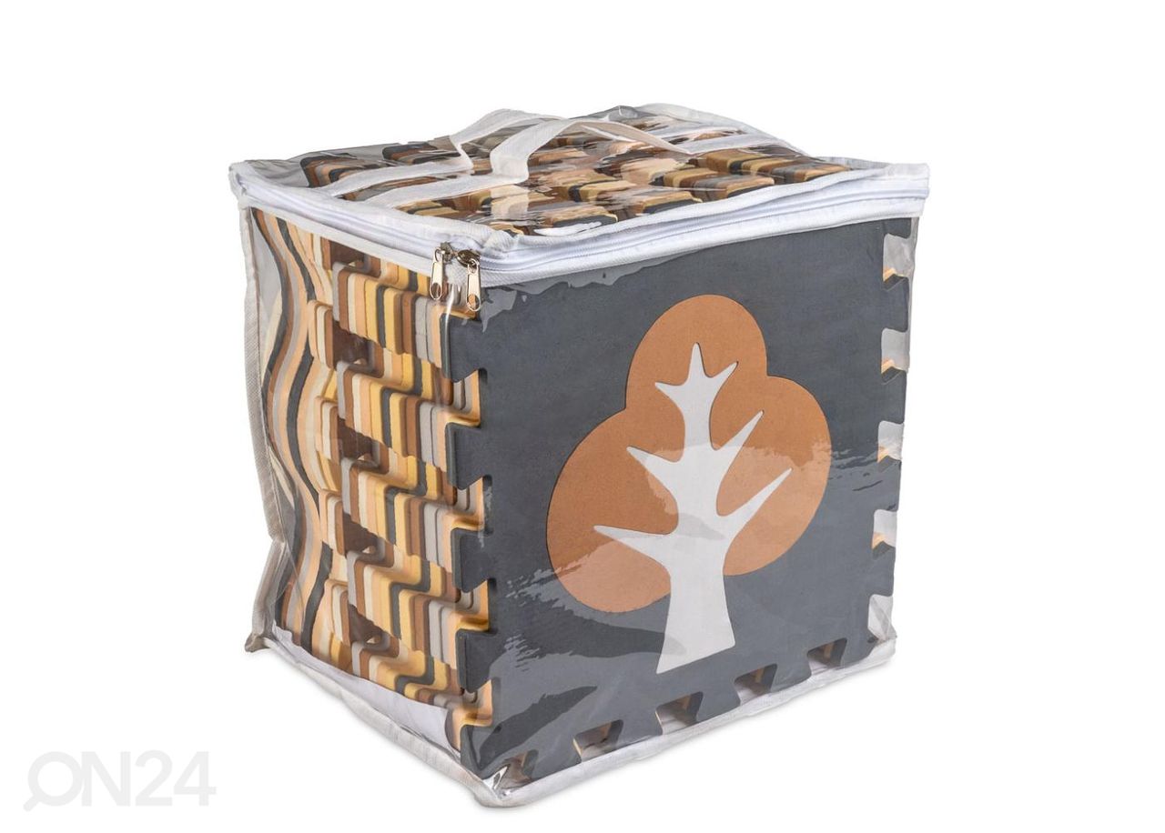 Palapelimatto 36 palaa dinosaurukset 143x143x1 cm kuvasuurennos