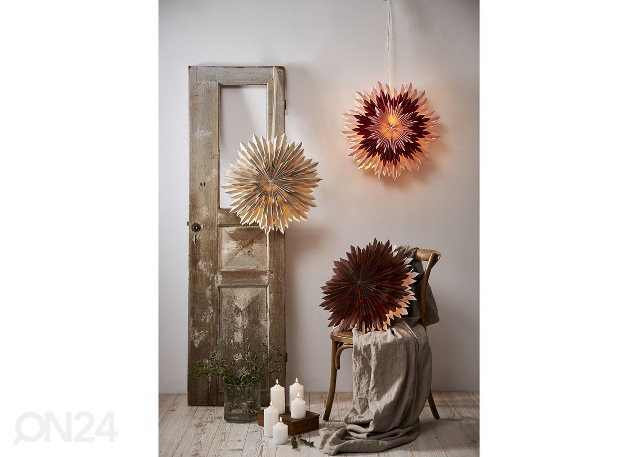 Paperitähti ce 50 cm, beige kuvasuurennos