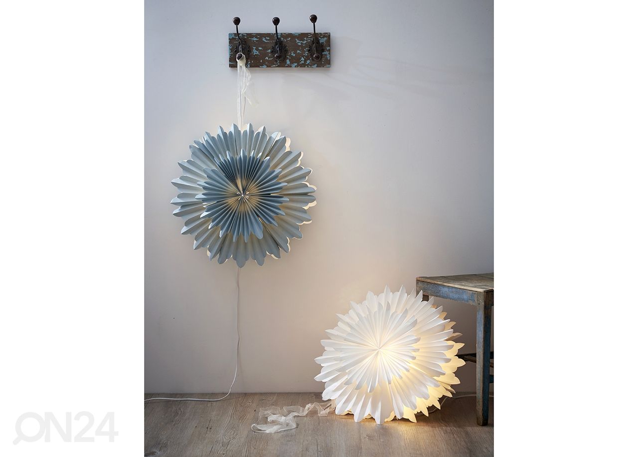 Paperitähti Crystal 50 cm, sininen kuvasuurennos
