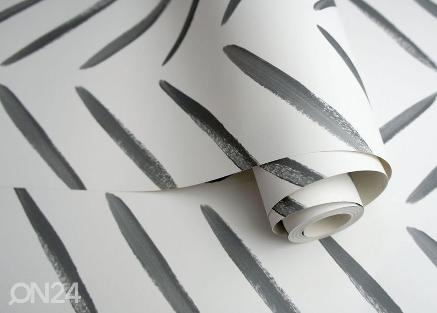 Paperitapetti Chevron Brush Marks kuvasuurennos