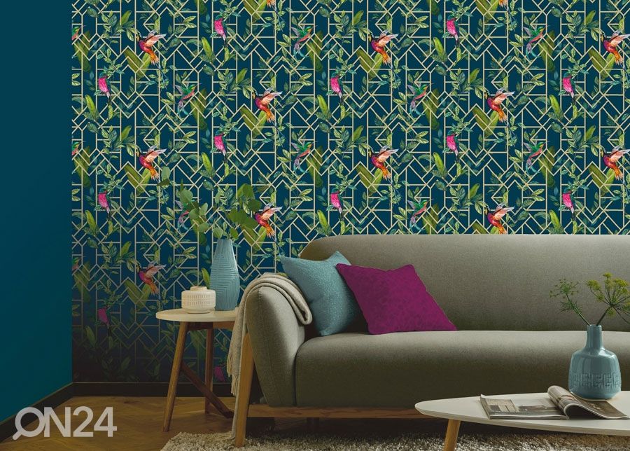 Paperitapetti Deco Tropical kuvasuurennos