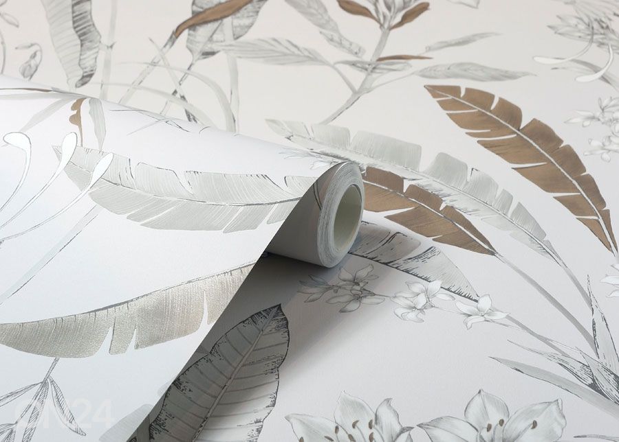 Paperitapetti Floral Jungle kuvasuurennos