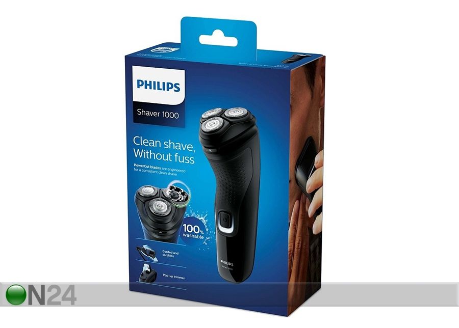 Parranajokone Philips 1000 kuvasuurennos